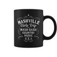 Womens Nashville Girls Trip 2023 Vintage Country Music City Group Coffee Mug