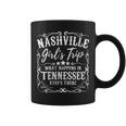 Womens Nashville Girls Trip Weekend Bachelorette Party Womens Gift Coffee Mug