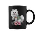 Womens Pomeranian I Love Mom Tattoo Dog Funny Mothers Day Coffee Mug