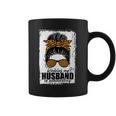 Womens Raising My Husband Is Exhausting Messy Bun Wife Funny Saying Coffee Mug