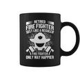 Womens Retired Fire Fighter Like Regular Fire Fighter Only Happier Coffee Mug
