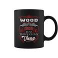 Wood Blood Runs Through My Veins Coffee Mug