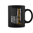 Worker American Distressed Flag Us Postal Service Coffee Mug