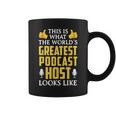 Worlds Greatest Podcast Host Thank You Gift Coffee Mug