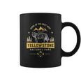 Yellowstone Home Of The Grey Wolf National Park Wolf Vintage Men Women Coffee Mug