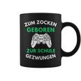 Zum Zocken Geboren Zur Schule Gezwungen Konsole Gaming V2 Tassen