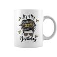 32Nd Birthday Decorations Girl Messy Bun 32 Years Old Bday Coffee Mug