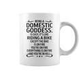Being A Domestic Goddess Like Riding A Bike Coffee Mug