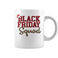 Black Friday Squad Buffalo Plaid Leopard Printed Gift Coffee Mug
