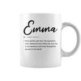 Emma Sarcastic Name Definition Gift For Emma Coffee Mug