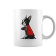 Funny Boston Terrier Dog I Love Mom Tattoo Dog Lover Gift Coffee Mug