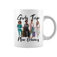Girls Trip New Orleans For Melanin Afro Black Vacation Women Coffee Mug