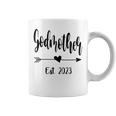 Godmother Est 2023 Promoted To Godmother 2023 Mothers Day Coffee Mug