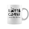 Happy Camper Fueled By Alcohol Funny Drinking Party Camping Coffee Mug