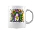 Happy Mardi Gras Leopard Boho Rainbow Women Girls Kids V2 Coffee Mug