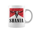 Howdy Shania Bull Skull Western Country Shania Cowgirl Coffee Mug