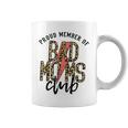 Leopard Proud Member Of Bad Moms Club Lightning Bolt Western Coffee Mug