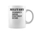 Military Whiskey India Foxtrot Echo Gift For Womens Coffee Mug