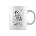 Pug Dog Aquarius Zodiac Sign Astrology Coffee Mug