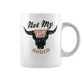 Retro Bull Skull Not My First Rodeo Western Country Cowboy Coffee Mug