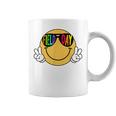 Retro Groovy Field Day Sunglasses Smile Face Teacher Kids Coffee Mug