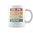 Vintage Sohn Bruder Gaming Legende Retro Video Gamer Boy Tassen