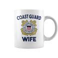 Womens Proud Us Coast Guard Wife Military Pride Coffee Mug