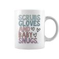 Womens Scrubs Gloves And Baby Snugs Coffee Mug