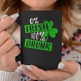0 Irish 100 Drunk St Patrick Day Lucky Beer Lover Coffee Mug Funny Gifts