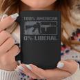100 American 0 Liberal 2Nd Amendment Ar15 Rifle Funny Gun Coffee Mug Funny Gifts