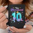 10Th Birthday Gift This Mermaid Is 10 Girl 10 Year Old Coffee Mug Funny Gifts