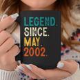 21 Year Old Legend Since May 2002 21St Birthday Coffee Mug Unique Gifts