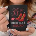 38Th Birthday Squad Stepping Into 38 Red Shoes Women Gift Gift For Womens Coffee Mug Unique Gifts