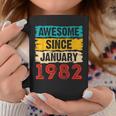 41 Year Old Awesome Since Januar 1982 41 Geburtstag Geschenke Tassen Lustige Geschenke