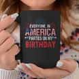 4Th Of July Birthday Gifts Funny Bday Born On 4Th Of July Coffee Mug Personalized Gifts