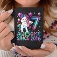 7 Years Old Unicorn Flossing 7Th Birthday Girl Unicorn Party Coffee Mug Unique Gifts