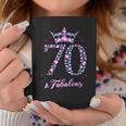 70 Years Old & Fabulous Funny Womens 70Th Birthday Gifts V2 Coffee Mug Unique Gifts
