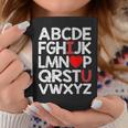 Abc Chalk Alphabet I Love You English Teacher Valentines Day V2 Coffee Mug Funny Gifts