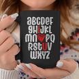 Abc Chalk Alphabet I Love You English Teacher Valentines Day V3 Coffee Mug Funny Gifts