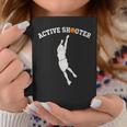 Active Shooter Basketball Lovers Men Women Coffee Mug Unique Gifts