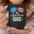 All American Dad Us Flag Sunglasses For Matching 4Th Of July Gift For Mens Coffee Mug Unique Gifts
