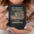 Army Veterans Day My Favorite Veteran Is My Grandma Kids Coffee Mug Funny Gifts