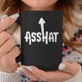 Asshat| Self Deprecating Ass Hat Arrow Up Coffee Mug Funny Gifts