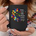 Autism Awareness Support Autism Kids For Mom Dad Sunflower Coffee Mug Unique Gifts