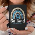 Be Kind Autism Awareness Leopard Rainbow Choose Kindness Coffee Mug Unique Gifts