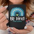 Be Kind Autism Awareness Women Girls Kids Leopard Rainbow Coffee Mug Unique Gifts