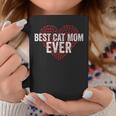Best Cat Mom Ever Cat Heart Love Cats Mothers Day Gift Coffee Mug Funny Gifts