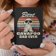 Best Cavapoo Dad Ever Vintage Retro Dog Dad Coffee Mug Funny Gifts