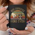 Best Chihuahua Dad Ever Retro Vintage Sunset V2 Coffee Mug Personalized Gifts