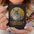 Best Chinchilla Dad Ever Cute Retro Vintage Animal Lover Coffee Mug Funny Gifts